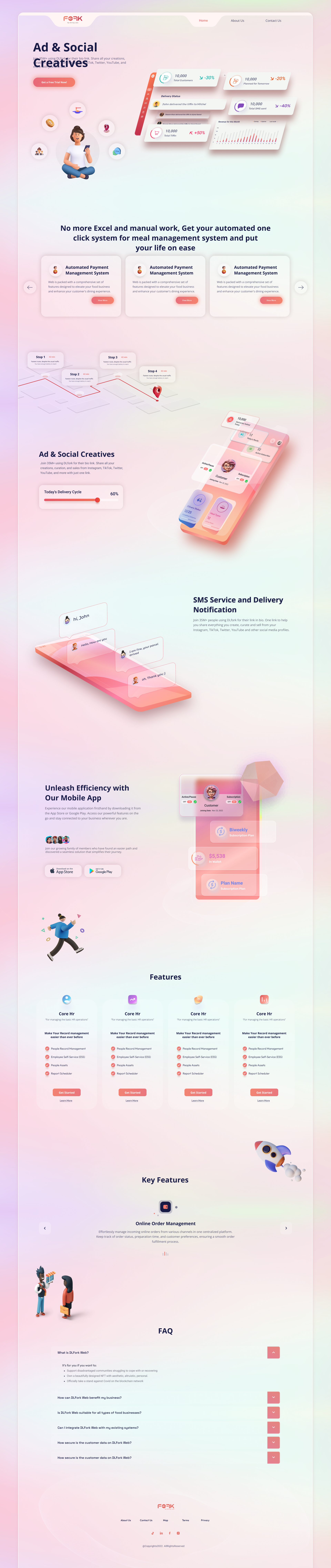 FORK BY DINING LAB project screenshot