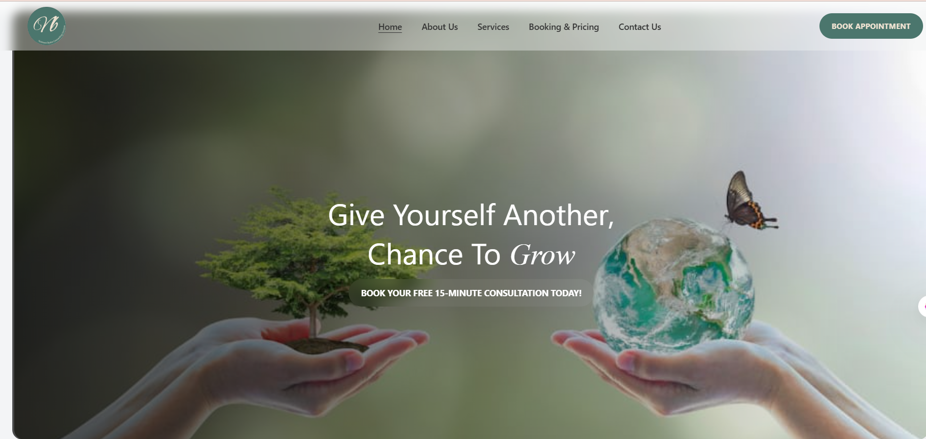 Chance to Grow website showcase